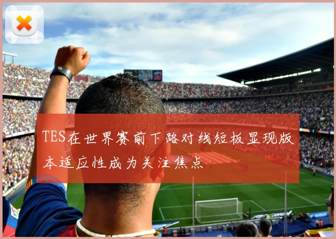 TES在世界赛前下路对线短板显现版本适应性成为关注焦点